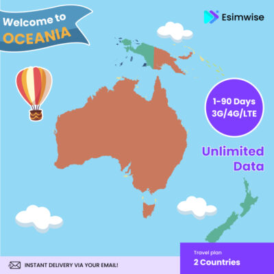 Oceania: Australia, New Zealand